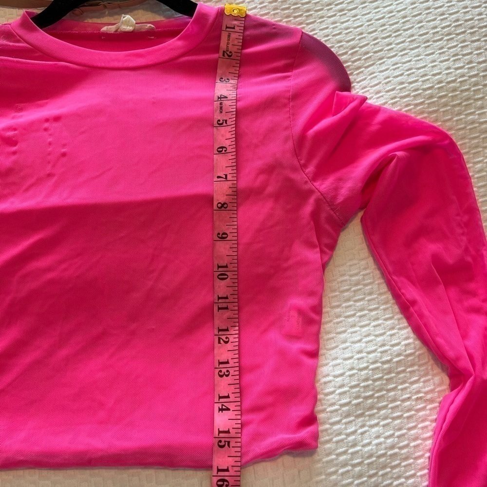 Hot & Delicious Pink Mesh Crop Top - Picture 7 of 15